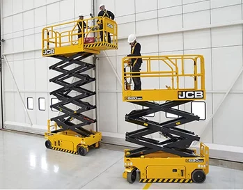 Gamme de nacelles ciseaux JCB 100% électriques